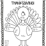 17 Printable Color By Number Turkey KittyBabyLove