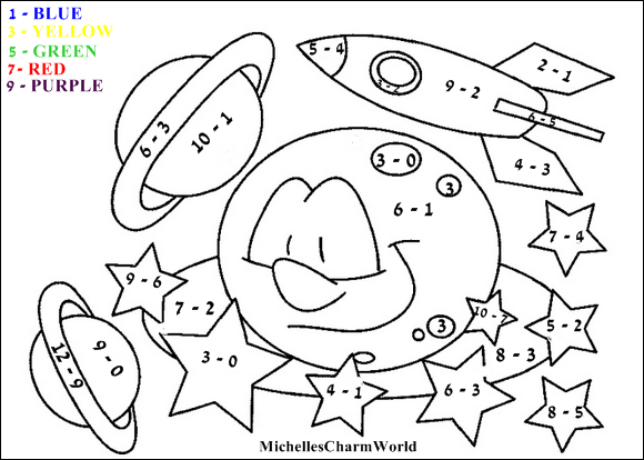 27 Helpful Subtraction Colors By Number KittyBabyLove 27 Helpful Subtraction Colors By Number KittyBabyLove