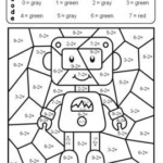 2nd Grade Go Math 3 4 Practice Subtraction Facts Color By