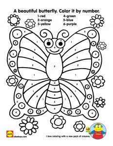8 Exciting Butterfly Color By Number Worksheets 