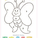 Color By Number Butterfly Worksheet Pintura Pano De