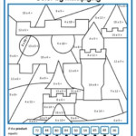 Color By Number Fourth Grade Color By Multiplication And