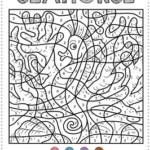 Color By Number Ocean Animals Coloring Pages 1 1 1 1