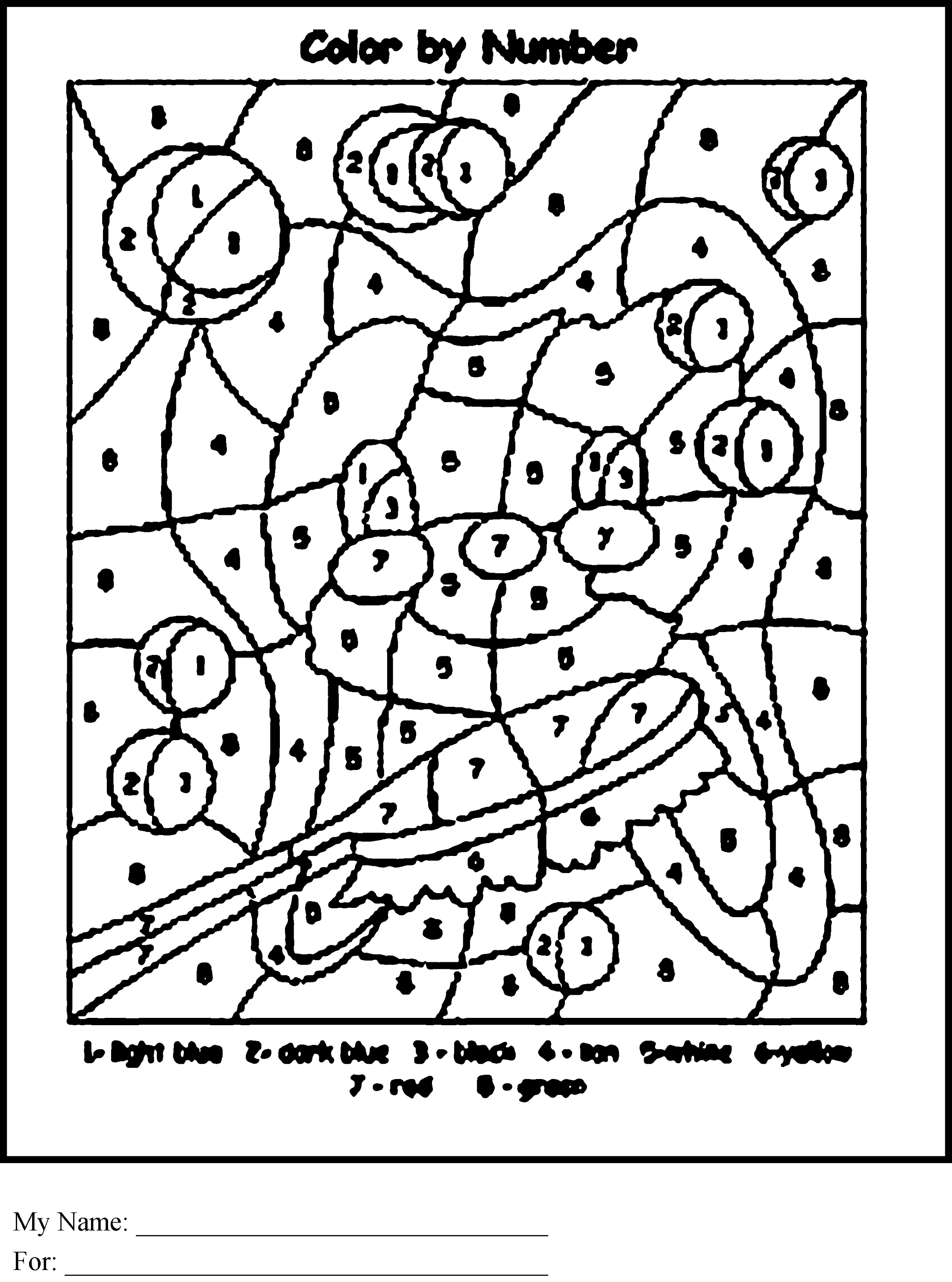 Color By Number Pictures Worksheets Activity Shelter Color By Number Pictures Worksheets Activity Shelter