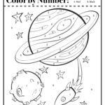 Color By Number Space Worksheet Actividades Espaciales