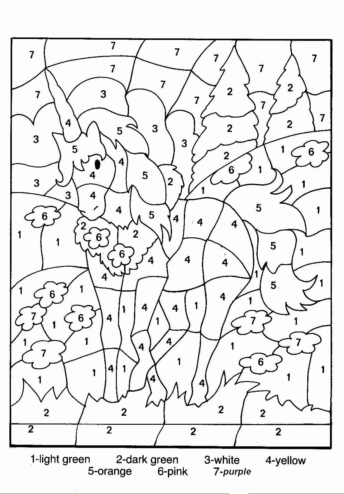 Coloring Pages By Number For Adults Coloring Home