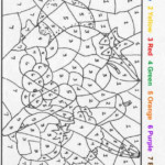 Coloring Pages Color By Number Printables Mosaic Hidden