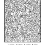 Difficult Color By Number Printables Coloring Home