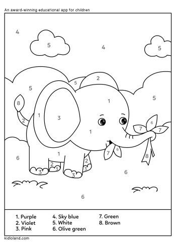 Download Free Color By Number 37 And Educational Activity 