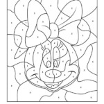 Free Disney Color By Number Printables Disney Coloring