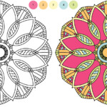 Free Mandala Coloring Page Color By Numbers 4 Porter Fig