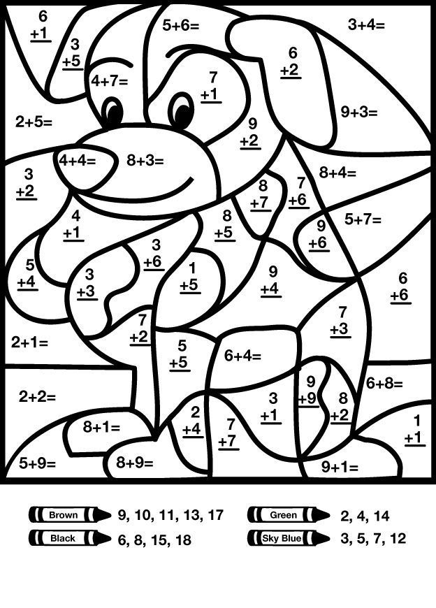 Free Printable Color By Number Coloring Pages Best