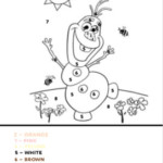 Frozen Color By Number Olaf By Zaryn Niemi Teachers Pay