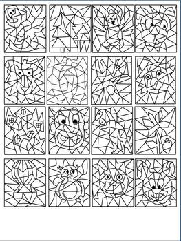 Make Your Own Color By Number Clipart Collection 16 Images 