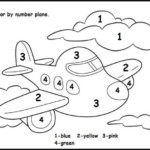 Math Coloring Pages For Kids Numbers Preschool Color