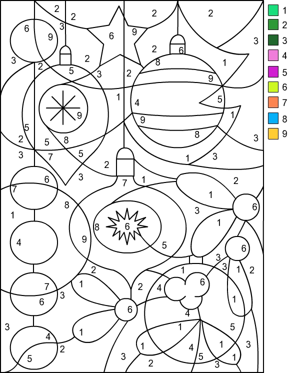 Nicole S Free Coloring Pages CHRISTMAS Color By Number Nicole s Free Coloring Pages CHRISTMAS Color By Number