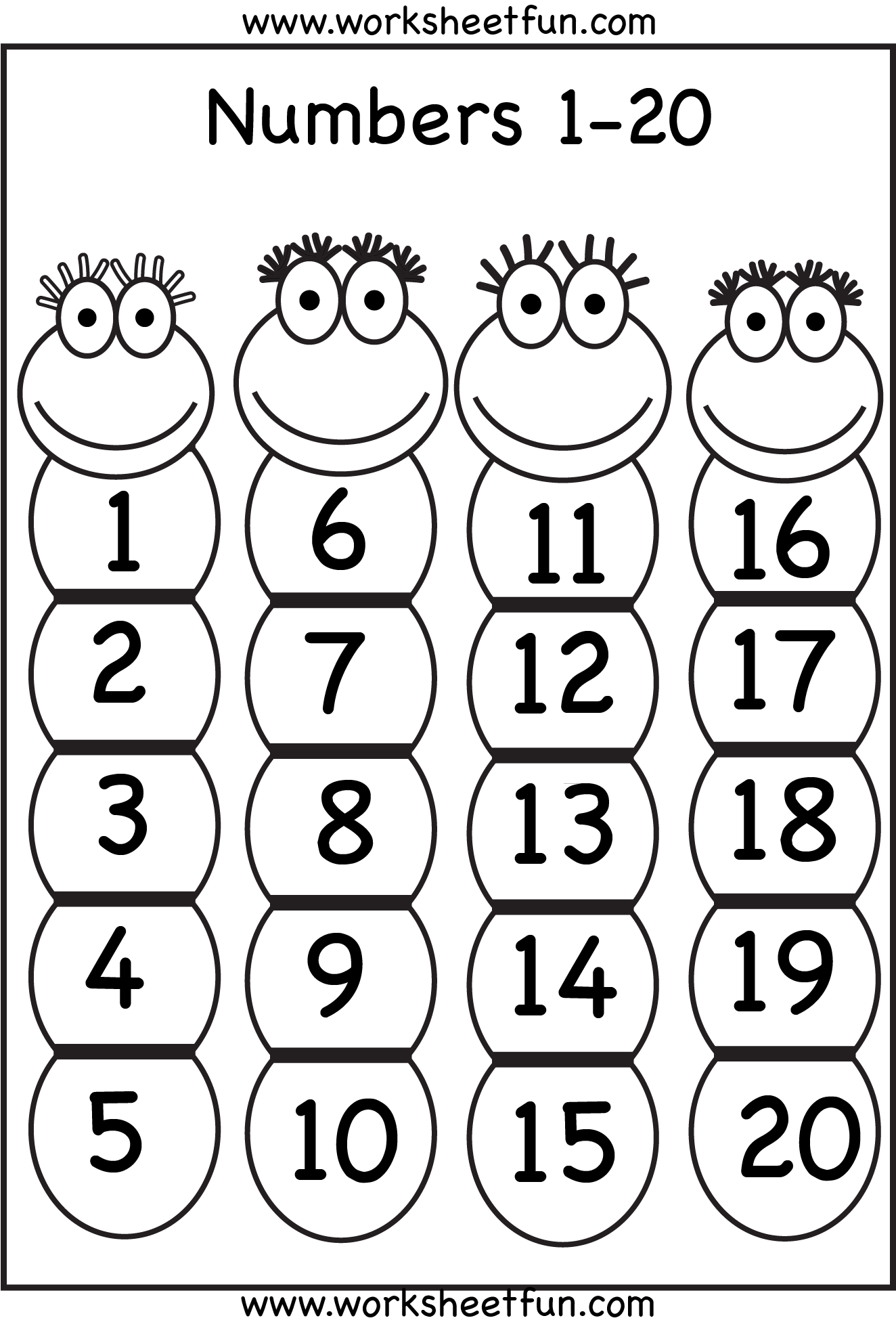 Number Chart 1 20 FREE Printable Worksheets Worksheetfun Number Chart 1 20 FREE Printable Worksheets Worksheetfun