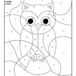 Owl Color By Number Woo Jr Kids Activities