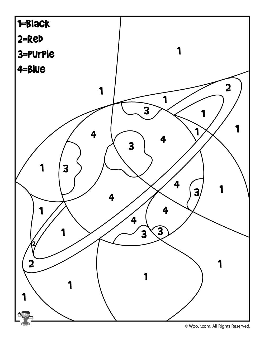 Saturn s Ri8ngs Color By Number Woo Jr Kids Activities