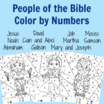 The Activity Mom Jesus Color By Number Free Printable
