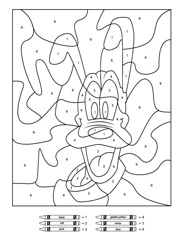 Your Children Will Love These Free Disney Color By Number Your Children Will Love These Free Disney Color By Number
