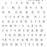 16 Best Images Of Number Identification Worksheets 1 30