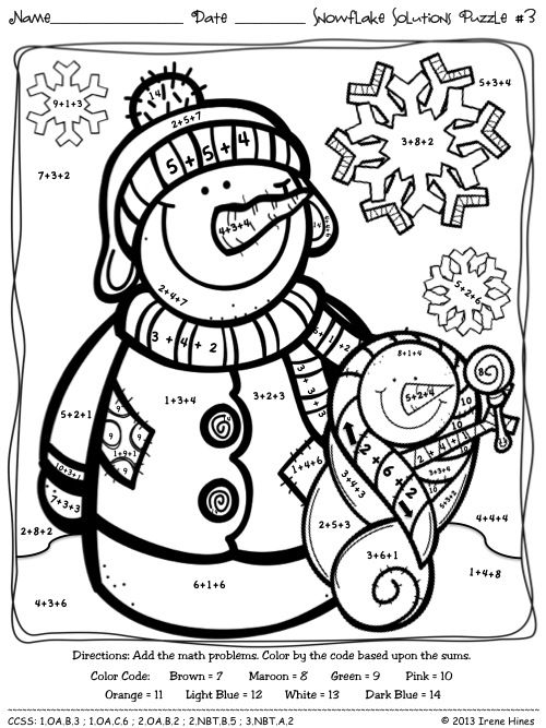 18 Best Images Of Snowman Addition Worksheet Free First 