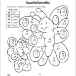 2 Digit Addition Coloring Worksheets TSgos