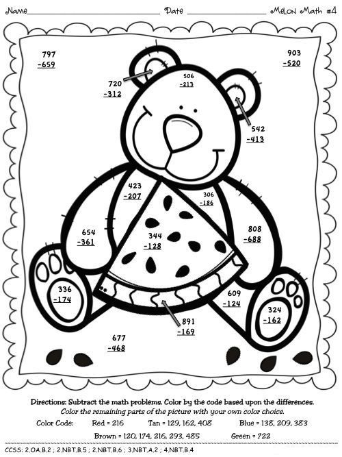 2 Digit Addition Without Regrouping Coloring Worksheets In 