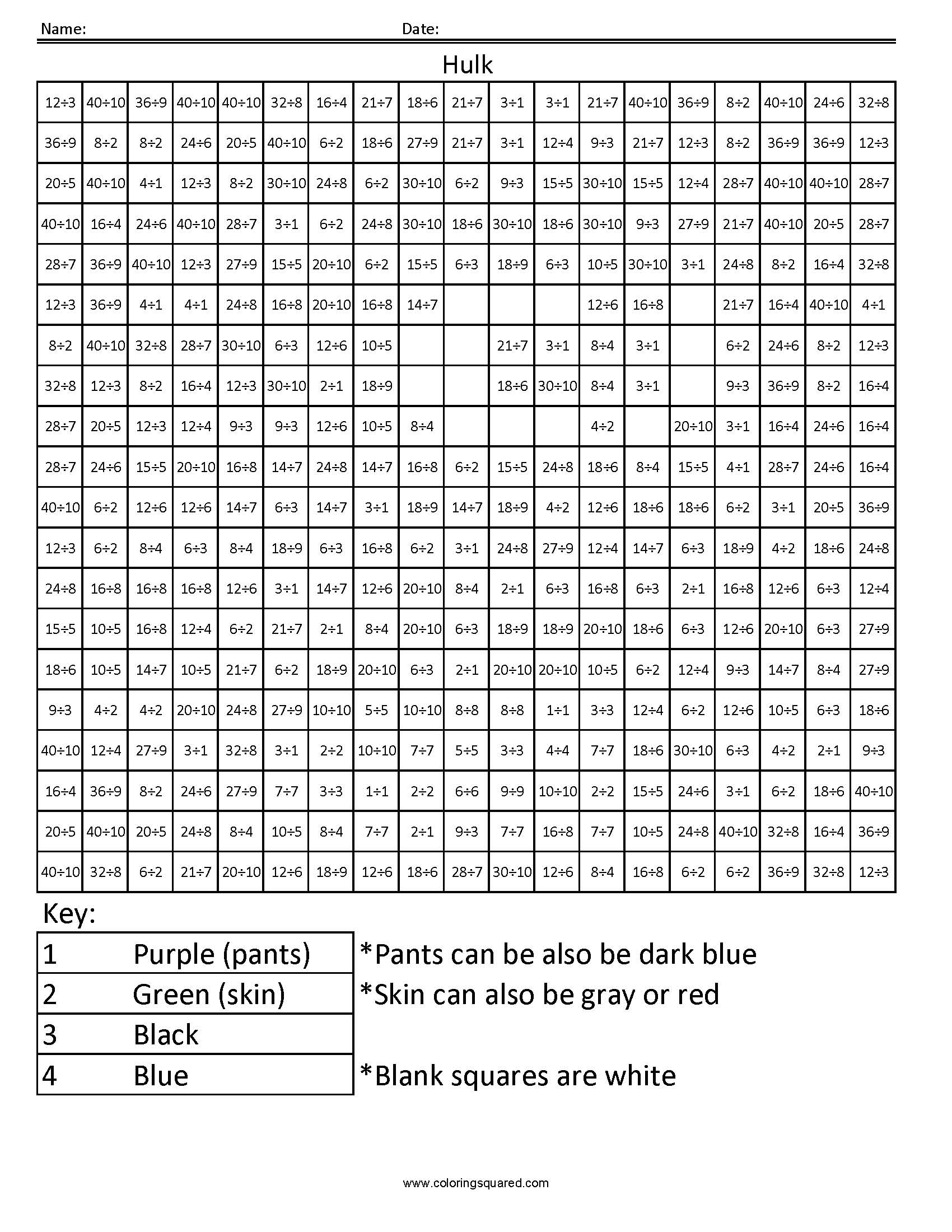 22 Fun To Do Division Color By Number Printables Kitty 22 Fun to do Division Color By Number Printables Kitty
