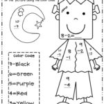 34 Color By Number Addition Worksheets Kitty Baby Love