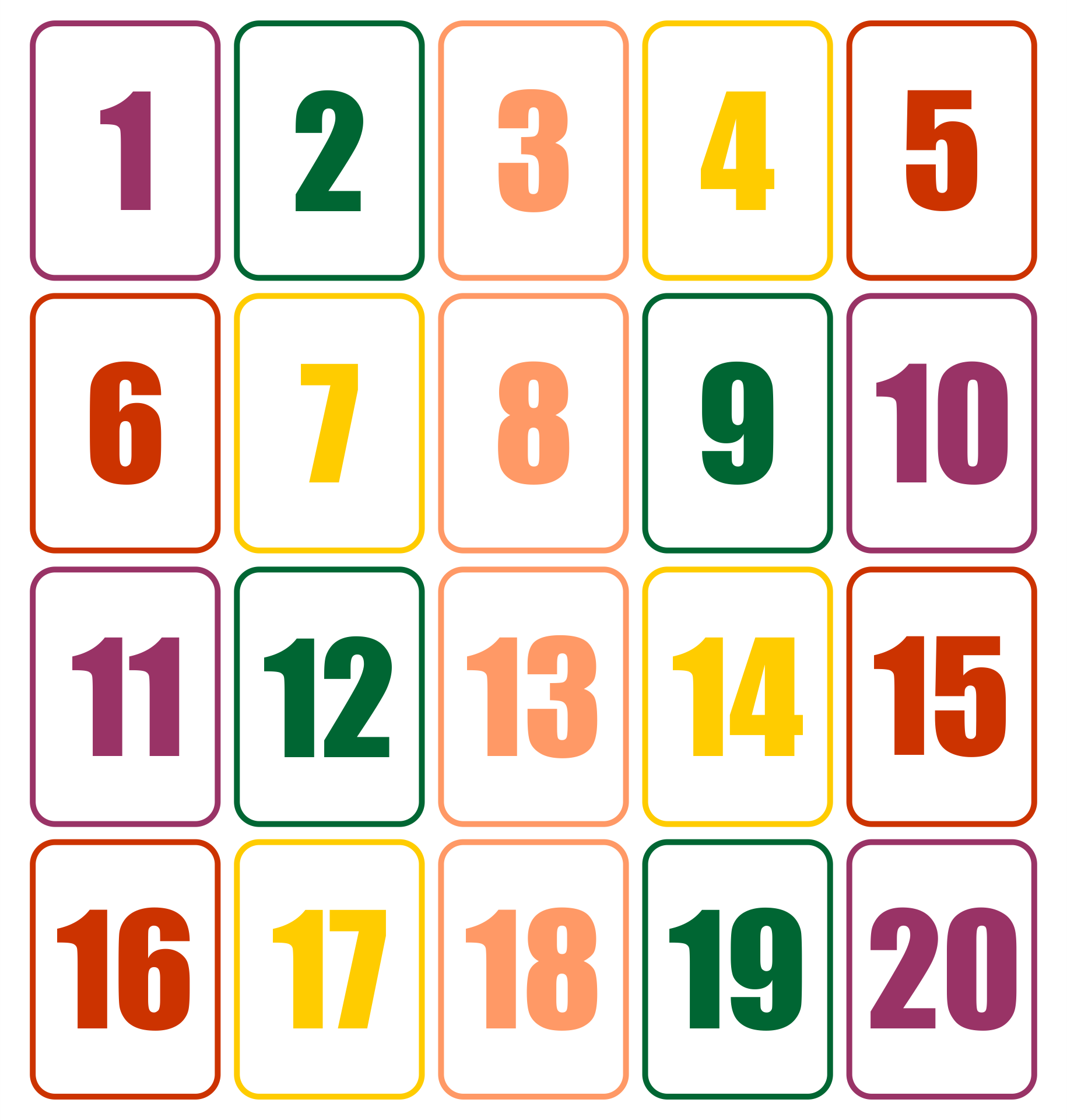 Карты 1 20 10. Карточки numbers. Numbers 1-20 Cards. Numbers Flashcards 1-20. Цифры от 1 до 20.