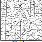4th Grade Color By Number Multiplication Worksheets 101