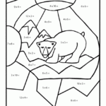 4th Grade Multiplication Coloring Pages Winter Math