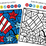 4th Of July Color By Number Printable Views From A Step