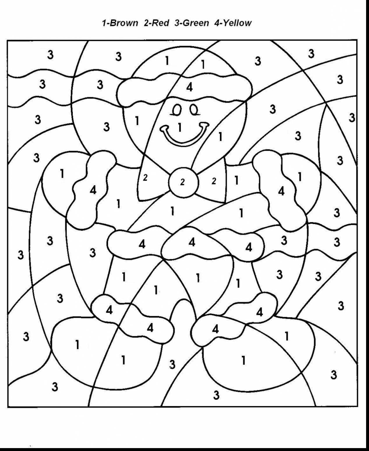 5th Grade Math Christmas Coloring Worksheets 