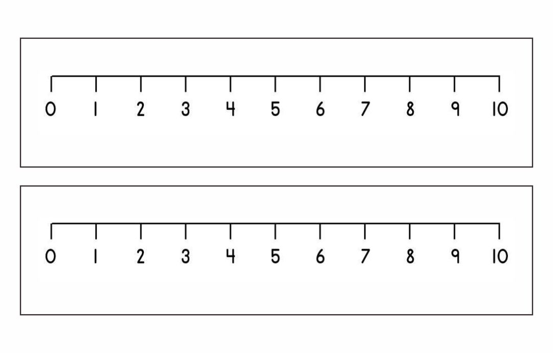 7 Best Printable Blank Number Line 1 10 Printablee