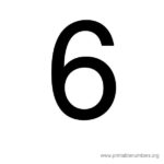 7 Best Printable Number 6 7 Printablee