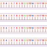 8 Best Kindergarten Number Line Printable 0 20