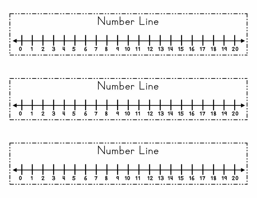 8 Best Large Printable Number Line To 20 Printablee