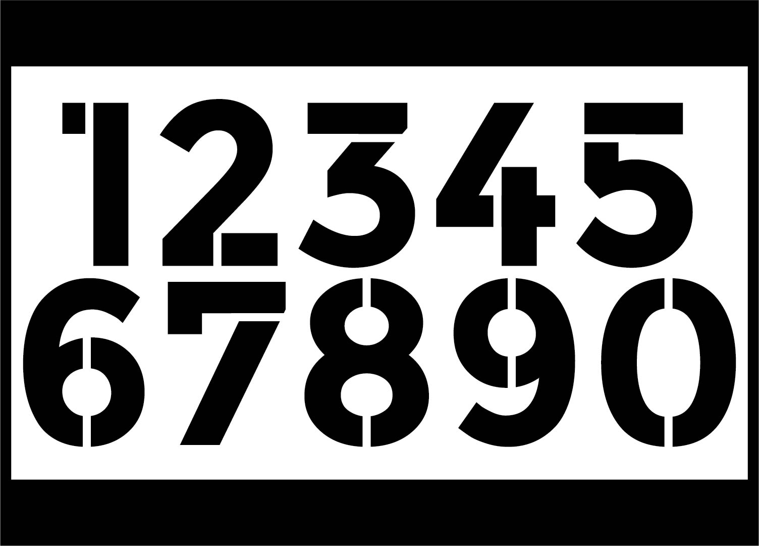 9 Best 1 Inch Printable Numbers Printablee