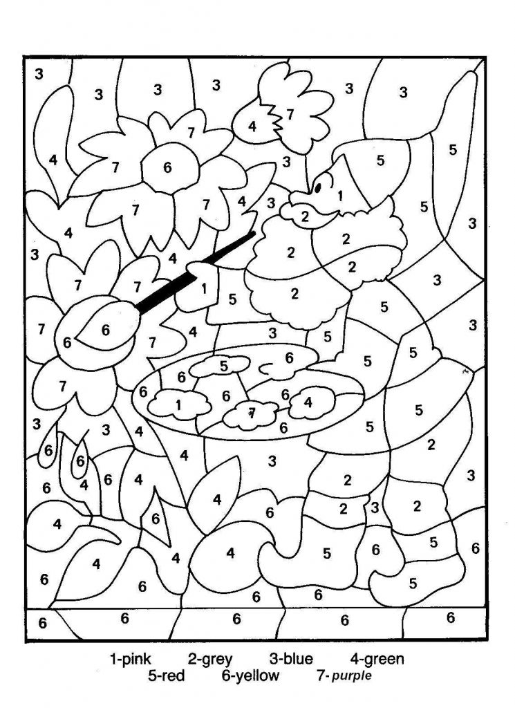 Adult Color By Numbers Best Coloring Pages For Kids