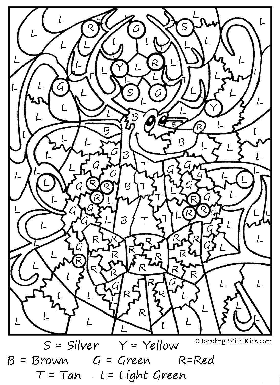 Advanced Color By Number Coloring Pages At GetColorings 