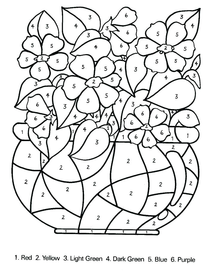 Advanced Color By Number Coloring Pages At GetColorings 
