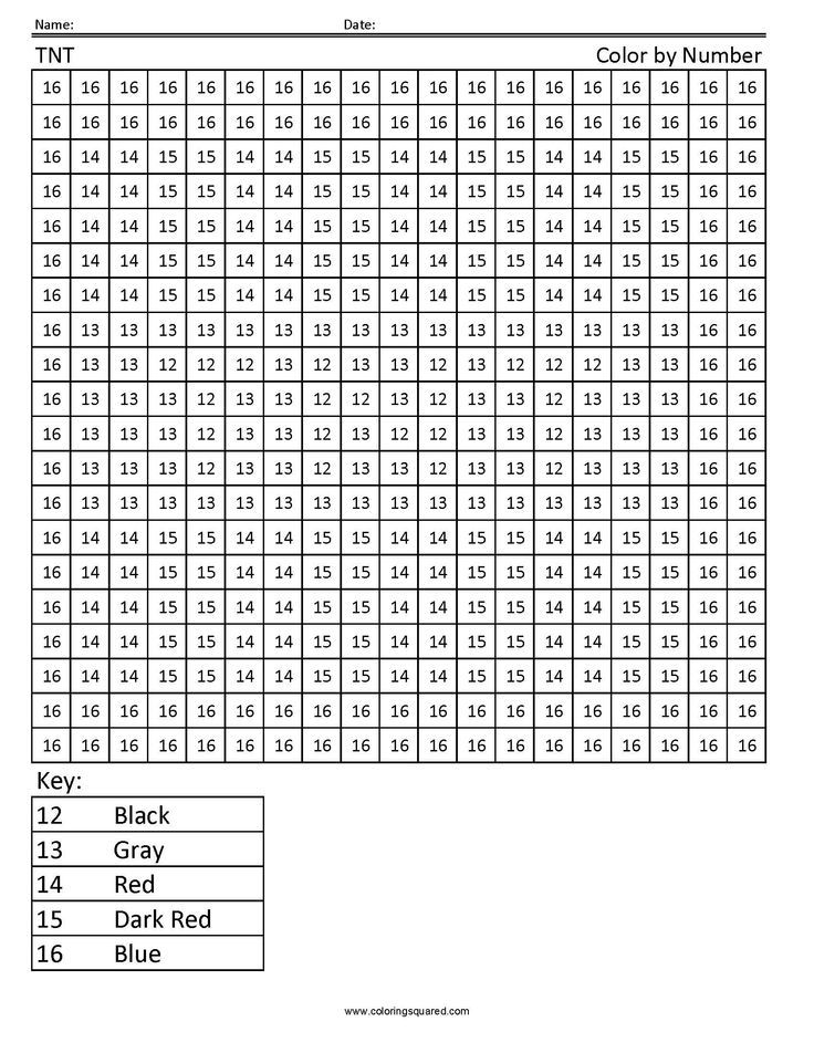Blank Color By Number Sheets Minecraft Color Number Pages Blank Color By Number Sheets Minecraft Color Number Pages