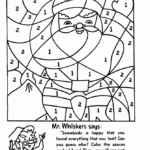 Christmas Math Coloring Pages Coloring Home