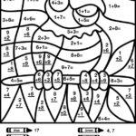 Color By Number Addition Best Coloring Pages For Kids