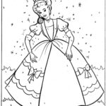 Color By Number Cinderella Mermaid Coloring Pages