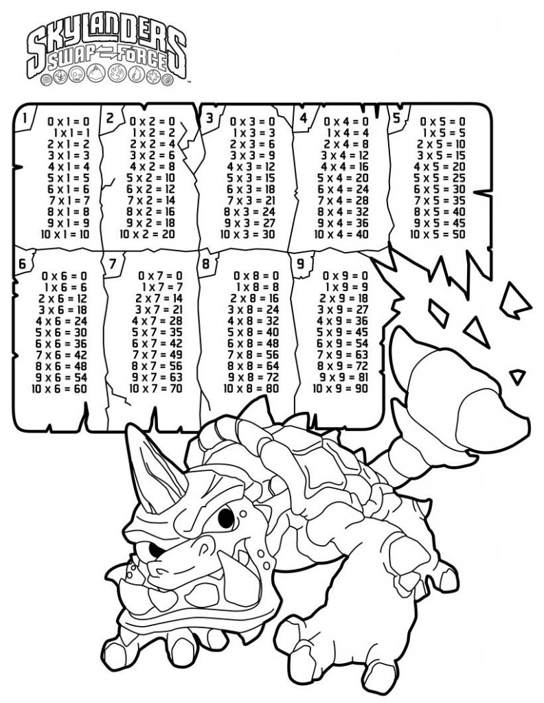 Color By Number Multiplication Best Coloring Pages For Kids