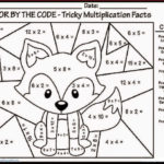 Color By Number Multiplication Best Coloring Pages For Kids